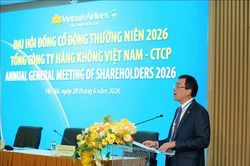 Vietnam Airlines đặt mục ti&ecirc;u doanh thu năm 2026 tăng hơn 12%