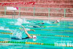 Sôi nổi giải bơi Đại hội Thể dục thể thao tỉnh Thanh Hóa lần thứ X