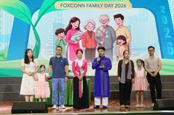 Bắc Ninh: 400 gia đ&igrave;nh tham dự Ng&agrave;y hội gia đ&igrave;nh Foxconn 2026