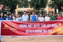 Các đồn Biên phòng hưởng ứng Tháng hành động phòng - chống ma túy năm 2026