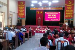 Ban chấp h&agrave;nh Đảng bộ x&atilde; Kbang kh&oacute;a I tổ chức hội nghị lần thứ 5