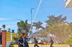 Gia Lai: Thực tập, huấn luyện nghiệp vụ chữa cháy cho lực lượng phòng cháy chữa cháy cơ sở