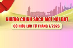 Những chính sách mới nổi bật có hiệu lực từ tháng 7/2026