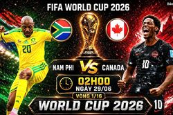 Nhận định, dự đoán tỷ số Nam Phi vs Canada (2h ngày 29/6), vòng 1/16 World Cup 2026