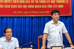 Tây Ninh tập trung giải quyết dứt điểm kiến nghị của cử tri