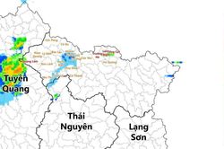 Cảnh báo dông, lốc, sét, mưa đá và mưa lớn cục bộ trên địa bàn tỉnh