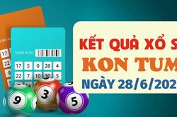 Kết quả xổ số Kon Tum hôm nay 28/6/2026 - XSKT 28/6