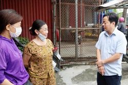 Xã Đại Xuyên: Kiểm tra tiến độ thực hiện Dự án Trục không gian Quốc lộ 1A