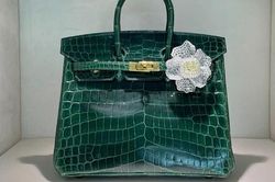 Trang sức kim cương 2,1 triệu USD trên túi Birkin gây chú ý