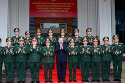 [Ảnh] Tổng Bí thư, Chủ tịch nước Tô Lâm dự Lễ kỷ niệm 80 năm Ngày truyền thống Bộ đội Pháo binh-Tên lửa