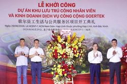 Bắc Ninh khởi công dự án khu lưu trú công nhân viên Goertek gần 4.800 chỗ ở