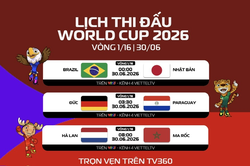 Lịch thi đấu World Cup 2026 hôm nay (30-6)