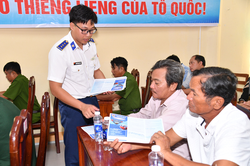 Vùng Cảnh sát biển 4: Tăng cường tuyên truyền, phổ biến pháp luật trên địa bàn tỉnh An Giang