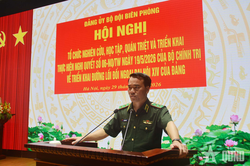 Đảng ủy Bộ đội Biên phòng tổ chức quán triệt, triển khai thực hiện Nghị quyết của Bộ Chính trị về đối ngoại