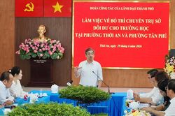 Phó Bí thư Thành ủy TPHCM Nguyễn Phước Lộc: Đảm bảo an toàn tuyệt đối cho học sinh khi chuyển đổi trụ sở dôi dư làm trường học