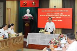 Ph&oacute; B&iacute; thư Th&agrave;nh ủy TPHCM Nguyễn Phước Lộc: Chuyển trụ sở d&ocirc;i dư sang trường học đảm bảo c&ocirc;ng năng v&agrave; an to&agrave;n cho học sinh