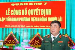 Quân khu 7 thành lập Tiểu đoàn Phương tiện không người lái