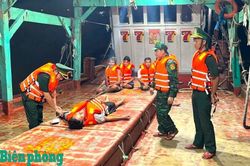 Chủ động kiểm so&aacute;t địa b&agrave;n, kịp thời ứng cứu ngư d&acirc;n tr&ecirc;n biển