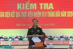 Bộ Quốc phòng kiểm tra toàn diện tại các đơn vị thuộc Bộ Chỉ huy Quân sự tỉnh Đắk Lắk
