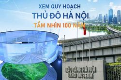 Người dân xem Quy hoạch Thủ đô Hà Nội tầm nhìn 100 năm ở đâu?