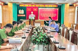Kiểm s&aacute;t trực tiếp c&ocirc;ng t&aacute;c giải quyết nguồn tin về tội phạm tại C&ocirc;ng an phường Kon Tum, Quảng Ng&atilde;i