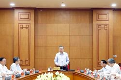 Tổng Bí thư, Chủ tịch nước chủ trì cuộc làm việc về phòng, chống thiên tai