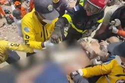 Động đất Venezuela: Giải cứu kỳ diệu hai cha con sau gần 4 ngày mắc kẹt dưới đống đổ nát