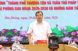 Hiện thực hóa mục tiêu xây dựng thành phố thượng tôn pháp luật