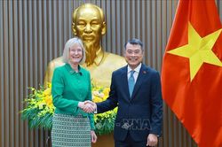 Thủ tướng tiếp Đại sứ Australia tại Việt Nam Gillian Bird