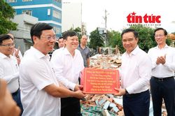 Chủ tịch UBND TP Hồ Chí Minh kiểm tra tiến độ bàn giao mặt bằng dự án rạch Xuyên Tâm