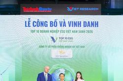 KBSV lần đầu được vào Top 10 doanh nghiệp ESG