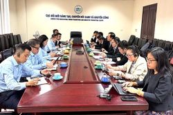 Cục Đổi mới sáng tạo, Chuyển đổi xanh và Khuyến công làm việc với đoàn công tác Bộ Tài chính Lào