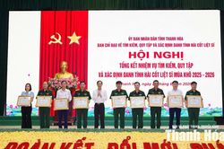 Tổng kết c&ocirc;ng t&aacute;c t&igrave;m kiếm, quy tập h&agrave;i cốt liệt sĩ m&ugrave;a kh&ocirc; 2025-2026