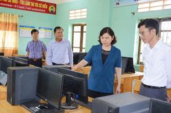Bắc Ninh: Khảo sát trường đạt chuẩn quốc gia tại xã Lạng Giang