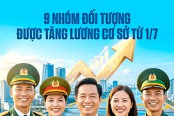 9 nhóm đối tượng được tăng lương cơ sở từ 1/7