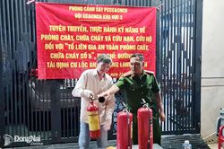 Tuyên truyền kiến thức, kỹ năng PCCC và CNCH cho thành viên tổ liên gia an toàn PCCC