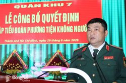Quân khu 7 công bố quyết định thành lập Tiểu đoàn Phương tiện không người lái