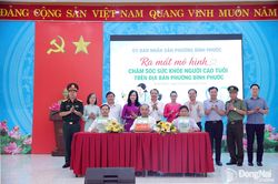 Phường Bình Phước ra mắt mô hình 'Chăm sóc sức khỏe người cao tuổi'