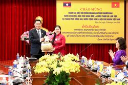 Đoàn đại biểu cấp cao tỉnh Champasak (Lào) thăm, làm việc tại Đồng Nai