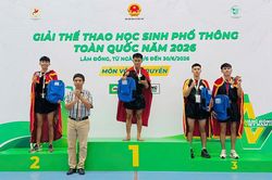 Đoàn học sinh Đồng Nai đoạt 9 huy chương tại Giải thể thao học sinh phổ thông toàn quốc