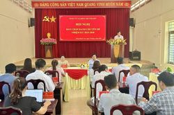 Đảng ủy xã Đông Khánh Sơn tổ chức hội nghị chuyên đề