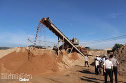 Tăng cường kiểm tra, giám sát hoạt động khai thác khoáng sản