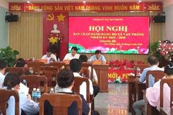 Hội nghị chuyên đề Ban Chấp hành Đảng bộ xã Vạn Thắng