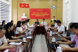 Hội thảo khoa học 'Giải ph&aacute;p ph&aacute;t triển kinh tế tập thể trong n&ocirc;ng nghiệp ở Mường Kim'