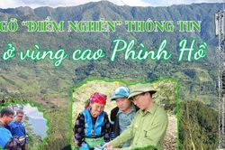Gỡ 'điểm nghẽn' thông tin ở vùng cao Phình Hồ