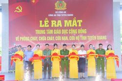 Ra mắt Trung tâm giáo dục cộng đồng về phòng cháy, chữa cháy và cứu nạn, cứu hộ tỉnh