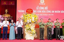 Công bố thành lập Trường Văn hóa Công an nhân dân I tại Thái Nguyên