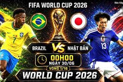 Nhận định, dự đo&aacute;n tỷ số Brazil vs Nhật Bản (0h ng&agrave;y 30/6), v&ograve;ng 1/16 World Cup 2026