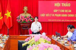 Đoàn ĐBQH TP. Hồ Chí Minh góp ý sửa Luật Xử lý vi phạm hành chính Đề xuất chỉ áp dụng mức phạt gấp đôi tại đô thị đặc biệt