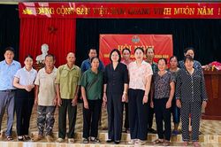Hội nông dân tỉnh giải ngân 500 triệu đồng Dự án chăn nuôi trâu sinh sản tại xã Thành Công